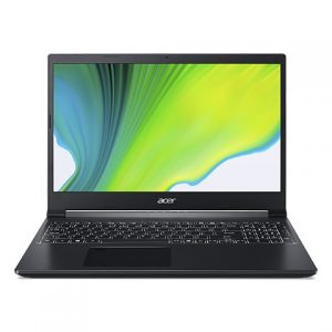 Acer Aspire 7 A715-42G-R75V Black (AMD Ryzen 5-5500U hexa-core (12 thread) dengan kecepatan 2,1GHz Turbo maksimal 4GHz NVIDIA? GeForce? RTX? 3050 4 GB GDDR6)