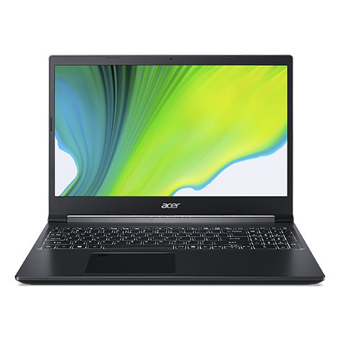 Acer Aspire 7 A715-42G-R75V Black (AMD Ryzen 5-5500U hexa-core (12 thread) dengan kecepatan 2,1GHz Turbo maksimal 4GHz NVIDIA? GeForce? RTX? 3050 4 GB GDDR6)